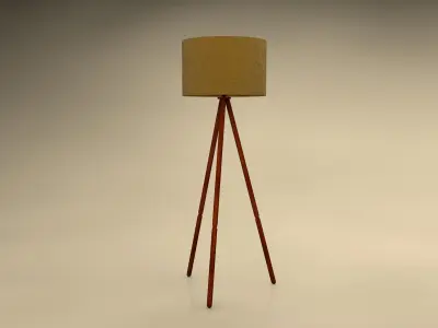 floor lamps brave and eco 3D model