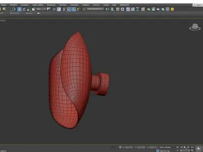 SAMPLE PAIR Liquid Swirl Low-poly 3D model