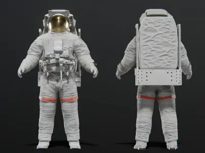 Astronaut EMU MMU Spacesuit 3D model