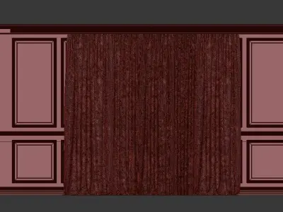 Curtain Set 74 3D model