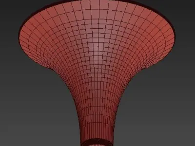 Glamorous Delightful Glass Ball 3D model