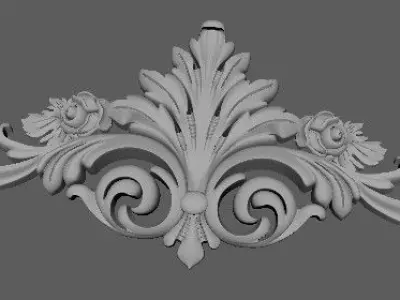Decor for furniture 3D model 48