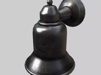 black lamp Low-poly 3D model purchase