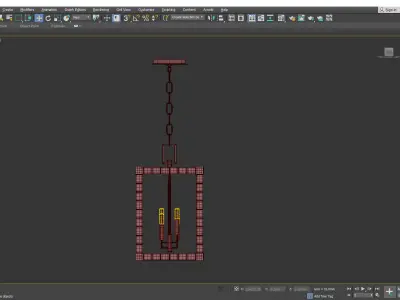 Alpine Pendant Low-poly 3D model