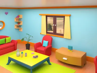 KIDS ROOM 3D model