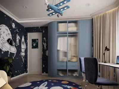 the room for childrens  3D model