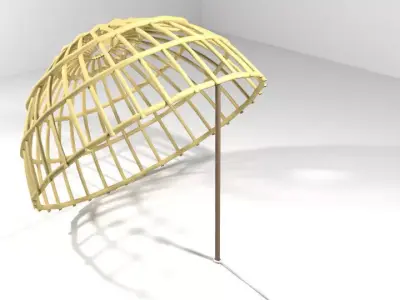 Animal Trapping - Bamboo Trap 3D model