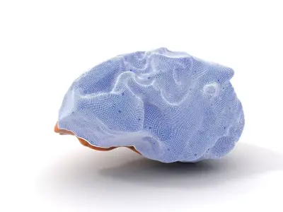 Rustic Terracotta Rock model pack Low-poly 3D model