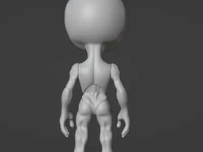Alien Grey 3D print model