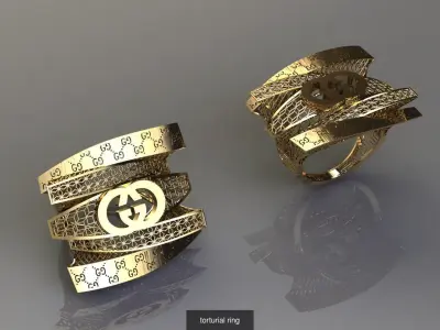 TORTURIAL RING 3D Model Pack