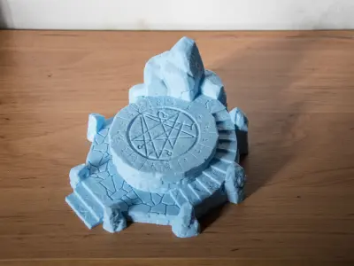 Ritual altar 3D print model