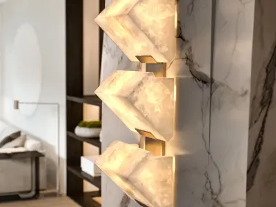 Architectural Pierre Chareau Sconces 3D model