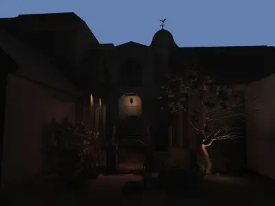 Exterior HR Low-poly 3D model