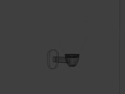 Wall Lamp with IES Free 3D model