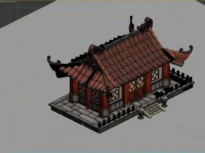 Ancient Architecture 3D model shop