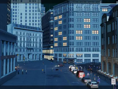 Capitol Park Loft Low-poly 3D model