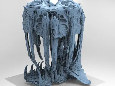 Wraith Hive Alien Platform Huge  3D model