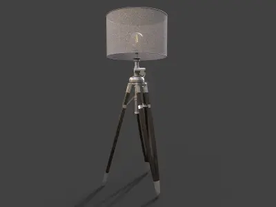 Floor lamp Free low-poly 3D model buy