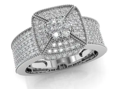 Big fancy mans ring 3D print model