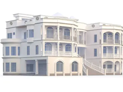Classical Style House 3D model