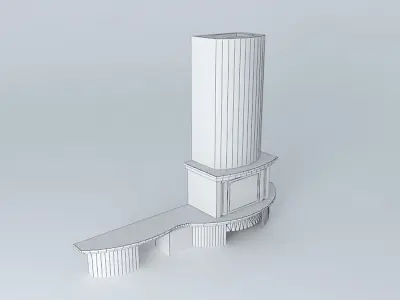 fireplace 3D model Free 3D model