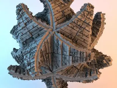 Sci Fi Shapes The Cataclysm 3D model