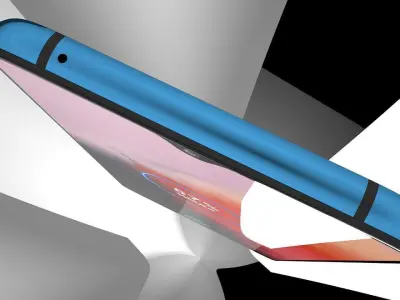  OnePlus 7T--C4D modeling rendering 3D model