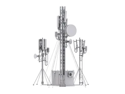 Cell Phone Towers 3D model