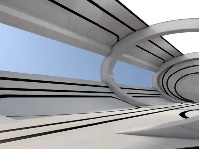 Sci Fi Interior 3D model