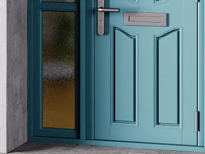 door for interior or exterior 2 3D model