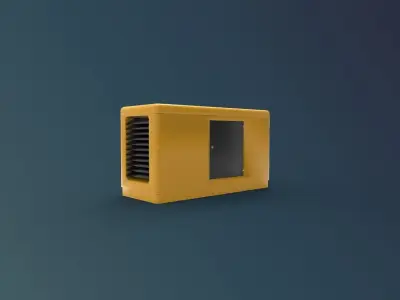 Industrial Generator Free low-poly 3D model