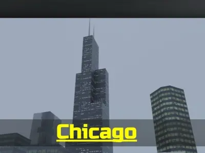 Chicago - Downtown 3D model