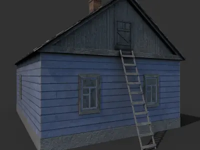 Village building I 3D model