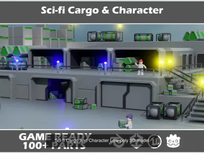 Sci-fi Models Collection 3D Model Pack