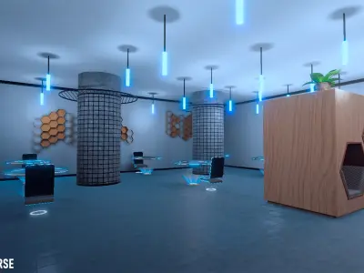 Metaverse - Workroom 3D model