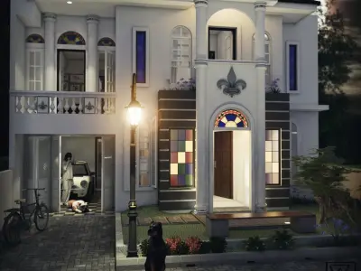 FL Tropical Collonial 3D model