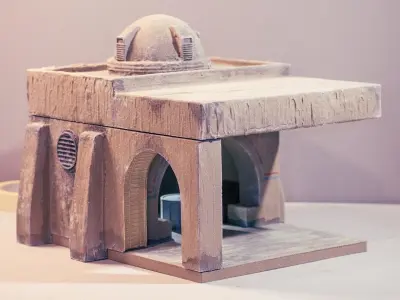 Vintage Collection Scale Cantina Diorama 3D print model