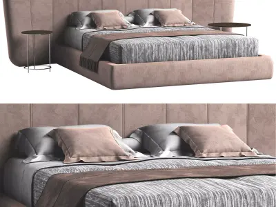 Casamilano Royale Stripe Bed 3D model