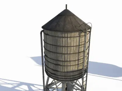 Water Tanks 3D model