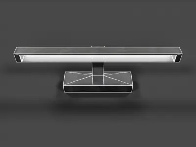 Bathroom Wall Light V02 - Low Poly Low-poly 3D model