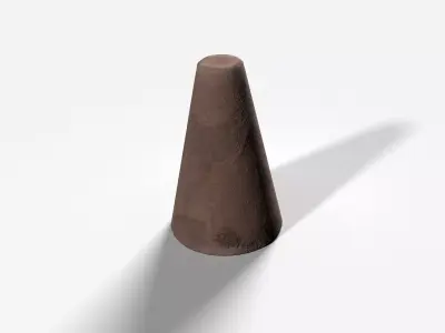 Piloncillo cone Low-poly 3D model
