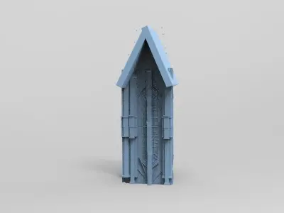 Cathedral Arch Wizards Windows  3D model