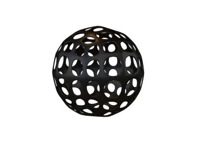 Abstract Sphere Ball v1 003 Low-poly 3D model