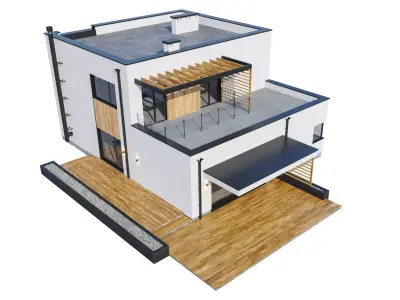 Modern house Billy 3D model