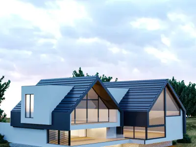 MODREN HOUS N3 3D model