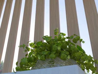 Sitting Bench 3D model