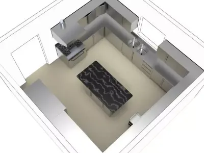 KITCHEN 17 3D model