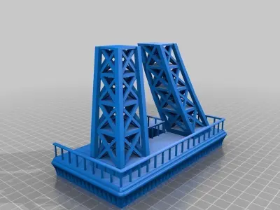 Tour 60cm Exercice couper avec Netfabb  Free 3D print model