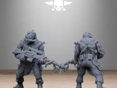 Corrupted Guard Spikers 3D print model