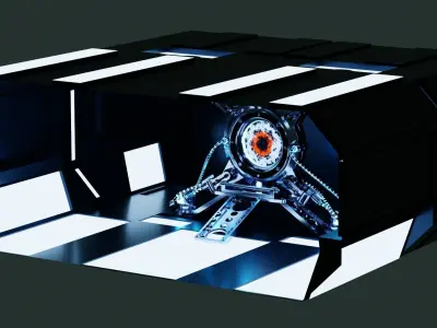 Sci-fi Portal 3D model